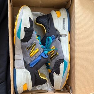 New Balance Kids Sneakers - Black, Gray, Yellow, Teal